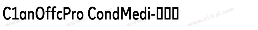 C1anOffcPro CondMedi字体转换 C1anOffcPro CondMedi字体转换